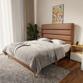 Corlune Faux Leather Bed Frame (Pet Friendly) by Esteller