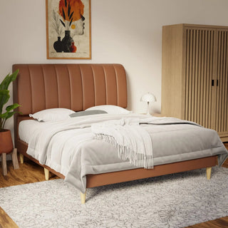 Kuro Faux Leather Bed Frame (Pet Friendly) by Esteller