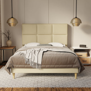 Caspian Genuine Leather Bed Frame By Esteller