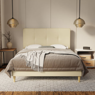 Lyra Genuine Leather Bed Frame By Esteller