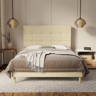 Theron Genuine Leather Bed Frame By Esteller