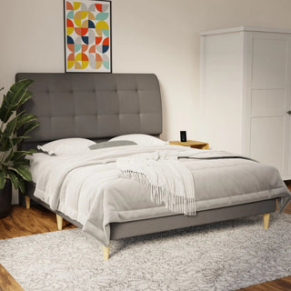 Haldor Faux Leather Bed Frame (Pet Friendly) by Esteller