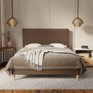 Kira Genuine Leather Bed Frame By Esteller