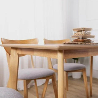 Leighton Natural Wooden Dining Table Singapore