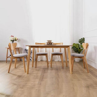 Leighton Natural Wooden Dining Table Singapore
