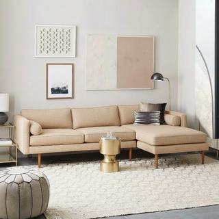 Ulysses Fabric L-Shaped Sofa (Pet Friendly)