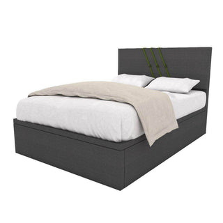 Lorina Grey Fabric Storage Bed (Water Repellent) + Somnuzâ„¢ Comfy 10" Pocketed Spring Mattress Singapore