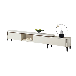 Lucille II Extendable TV Console with Cultured Marble Top Singapore