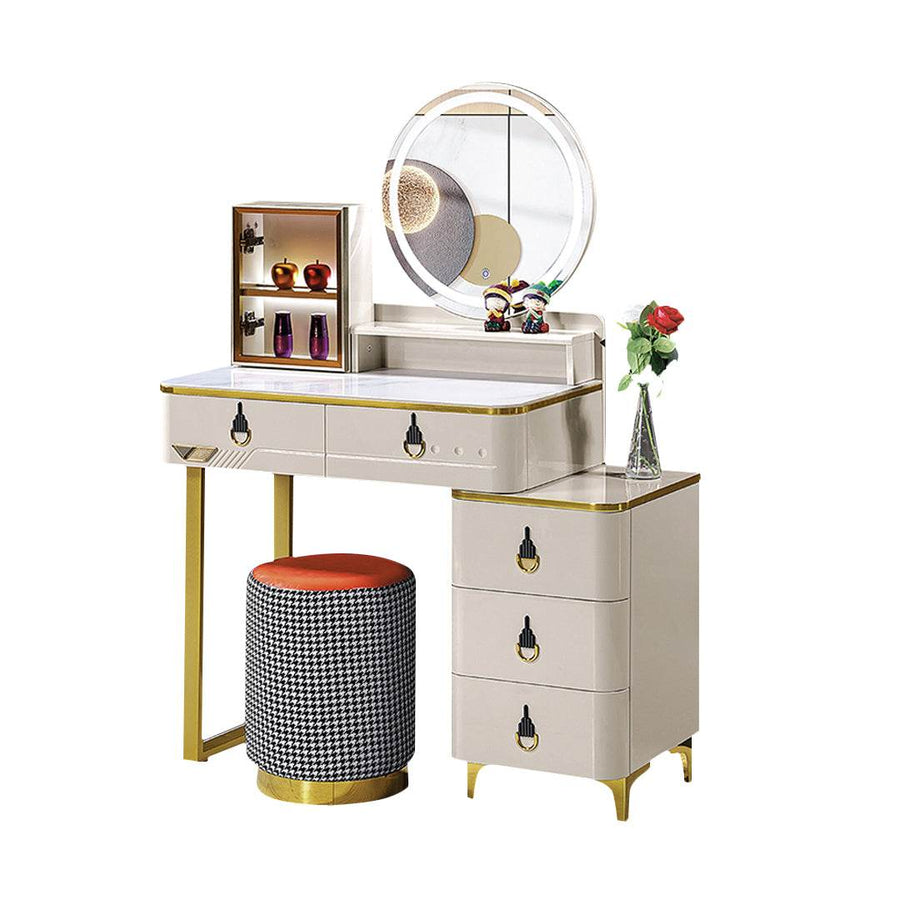 Lysander Extendable Dressing Table with Sintered Stone Top Singapore