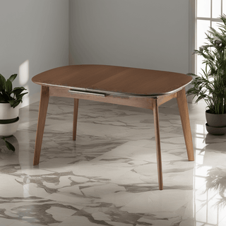 Maduree Extendable Wooden Dining Table Singapore