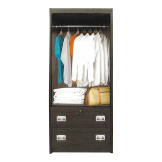 Megafurniture | Mandolin Walnut Sliding Wardrobe | Sliding Door Wardrobe