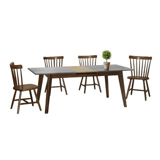 Margot Extendable Wooden Dining Set (1+4) Singapore