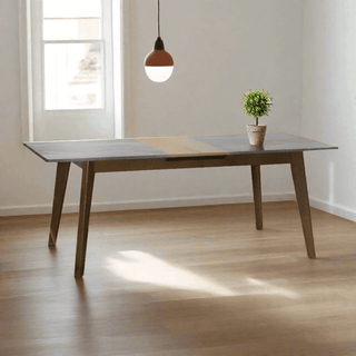 Margot Extendable Wooden Dining Table with Moulded Top Singapore