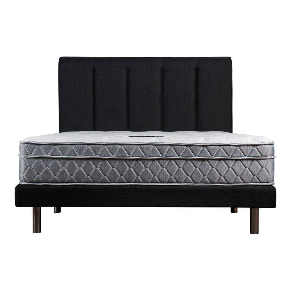 Maxcoil Vertical Tufted Fabric Bed Frame Singapore