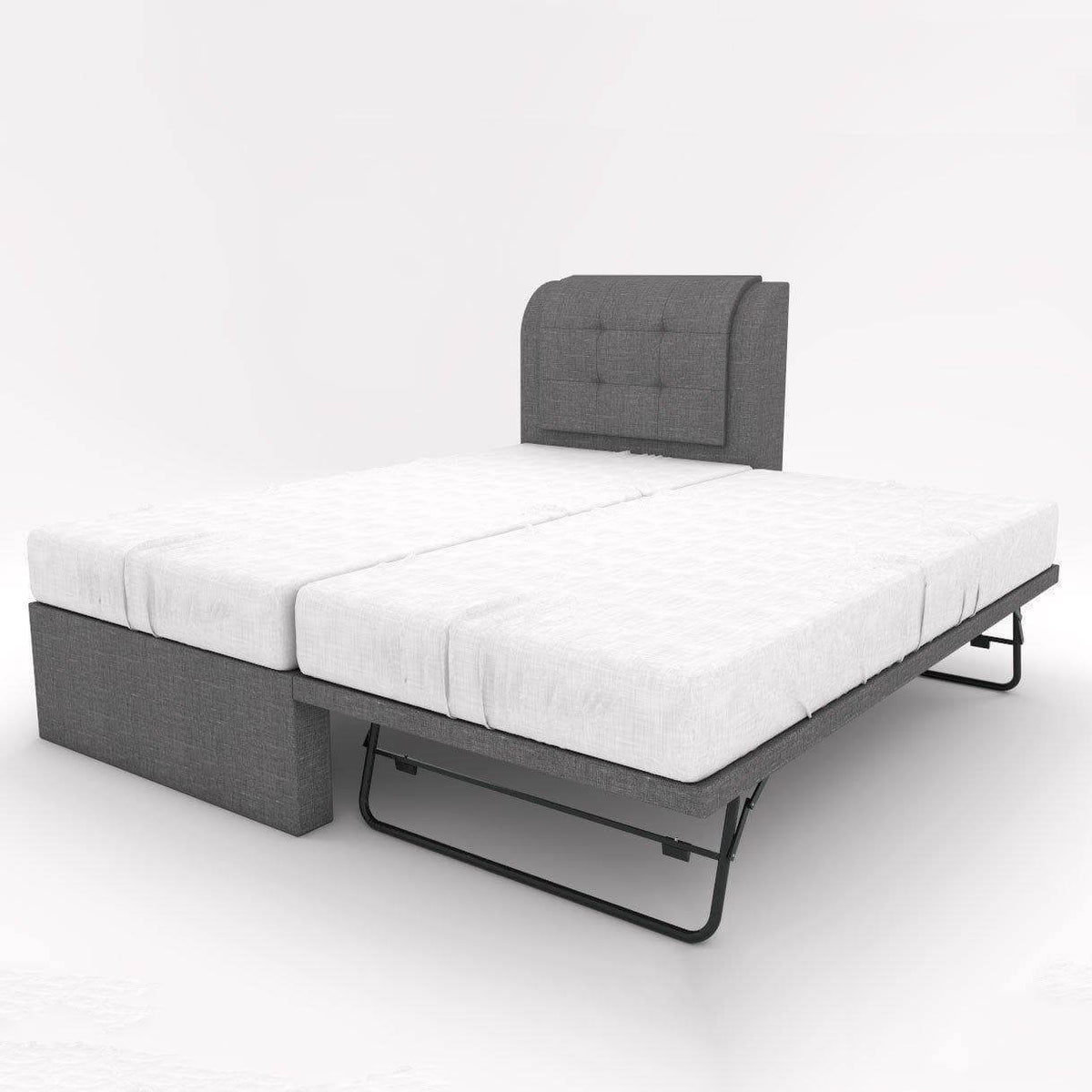 Medina Fabric 3 in 1 Pull Out Bed Frame (Water Repellent) Singapore