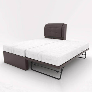 Medina Faux Leather 3 in 1 Pull Out Bed Frame Singapore