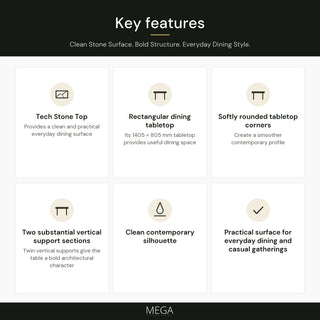 Bellenza Dining Table - Key features