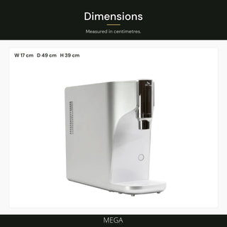 JIKSOO Hyper Water Purifier - Dimensions