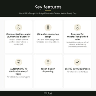 JIKSOO Mini Water Purifier - Key features