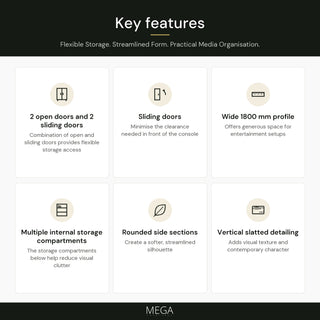 Meravo TV Console - Key features