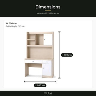 Ovaria Study Table - Dimensions