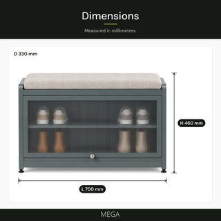 Raviero Shoe Cabinet - Dimensions