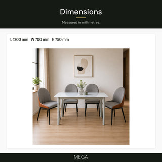 Selenza Dining Table - Dimensions