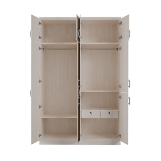 Melissa Open Door Solid Plywood Wardrobe (5ft)