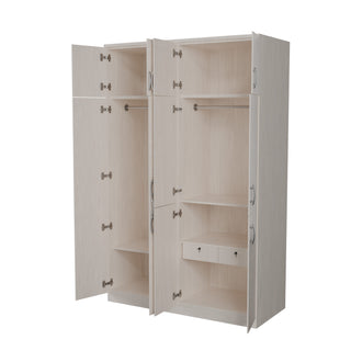 Melissa Open Door Solid Plywood Wardrobe (5ft)