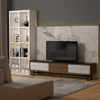 Megafurniture | Mera Lavastone Top Tv Console (200cm) | TV Console