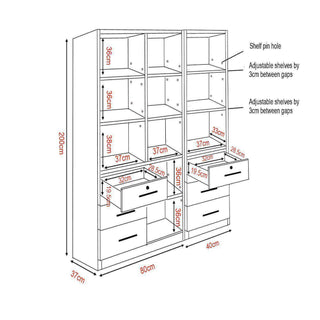 Micah III Bookshelf Singapore