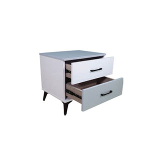 Miles Two Tone Bedside Table Singapore