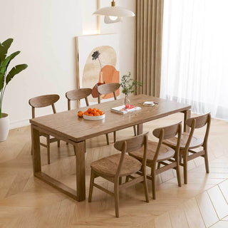 Mobien Solid Ash Wood Dining Table Singapore