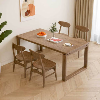 Mobien Solid Ash Wood Dining Table Singapore