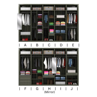 Megafurniture | Modolva Modular Wardrobe W04 | Modular Wardrobe