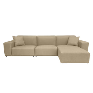 Moota 4 Seater Modular Fabric Sofa with Ottoman by Zest Livings (Eco Clean | Water Repellent) Singapore