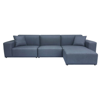 Moota 4 Seater Modular Fabric Sofa with Ottoman by Zest Livings (Eco Clean | Water Repellent) Singapore