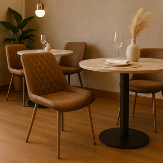 Algol Sintered Stone Round Dining Set (1+4)