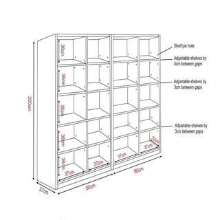 Megafurniture | Moselle IV Display Bookshelf | Bookshelf
