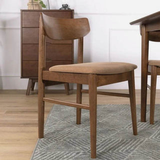 Naomi Light Brown Wooden Dining Chair Singapore