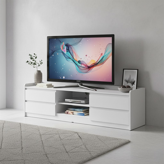 Narella White TV Console