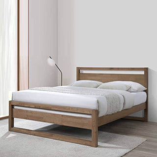 Natalia Wooden Bed Frame (Queen Size) Singapore