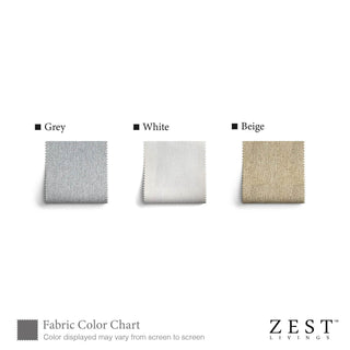 Nathan 3 Seater Modular Fabric Sofa With Ottoman by Zest Livings (Eco Clean | Water Repellent) Singapore