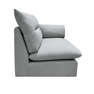 Nathan 3 Seater Modular Fabric Sofa With Ottoman by Zest Livings (Eco Clean | Water Repellent) Singapore