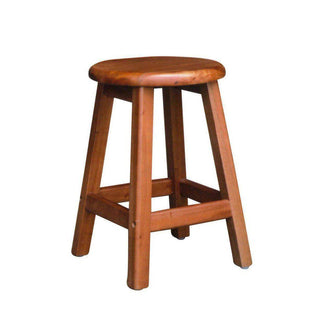 Megafurniture | Nicolas Round Dining Stool | Wooden Dining Chair
