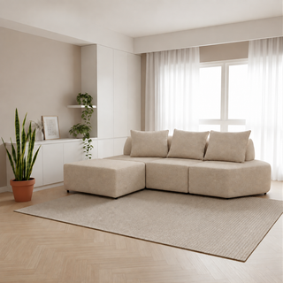 Fiorin Fabric Sectional Sofa by Esteller (Pet Friendly & Easy Clean)
