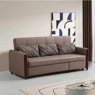 Marvin Faux Leather Sofa Bed