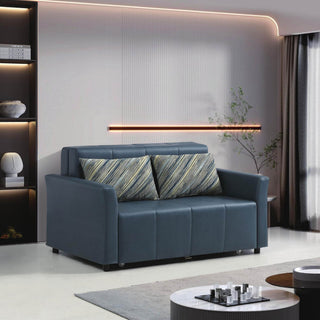 Vona Leathaire Storage Sofa Bed (150cm)