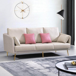 Allister Faux Leather Sofa