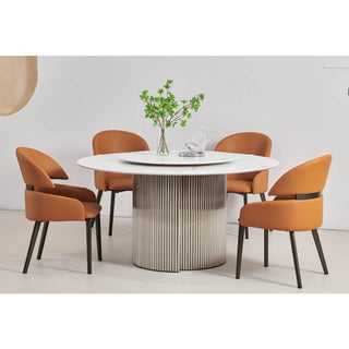 Pania Sintered Stone Round Dining Table Singapore